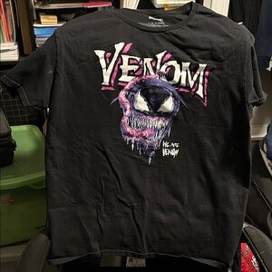 Marvel Venom Black and Purple Graphic Tee